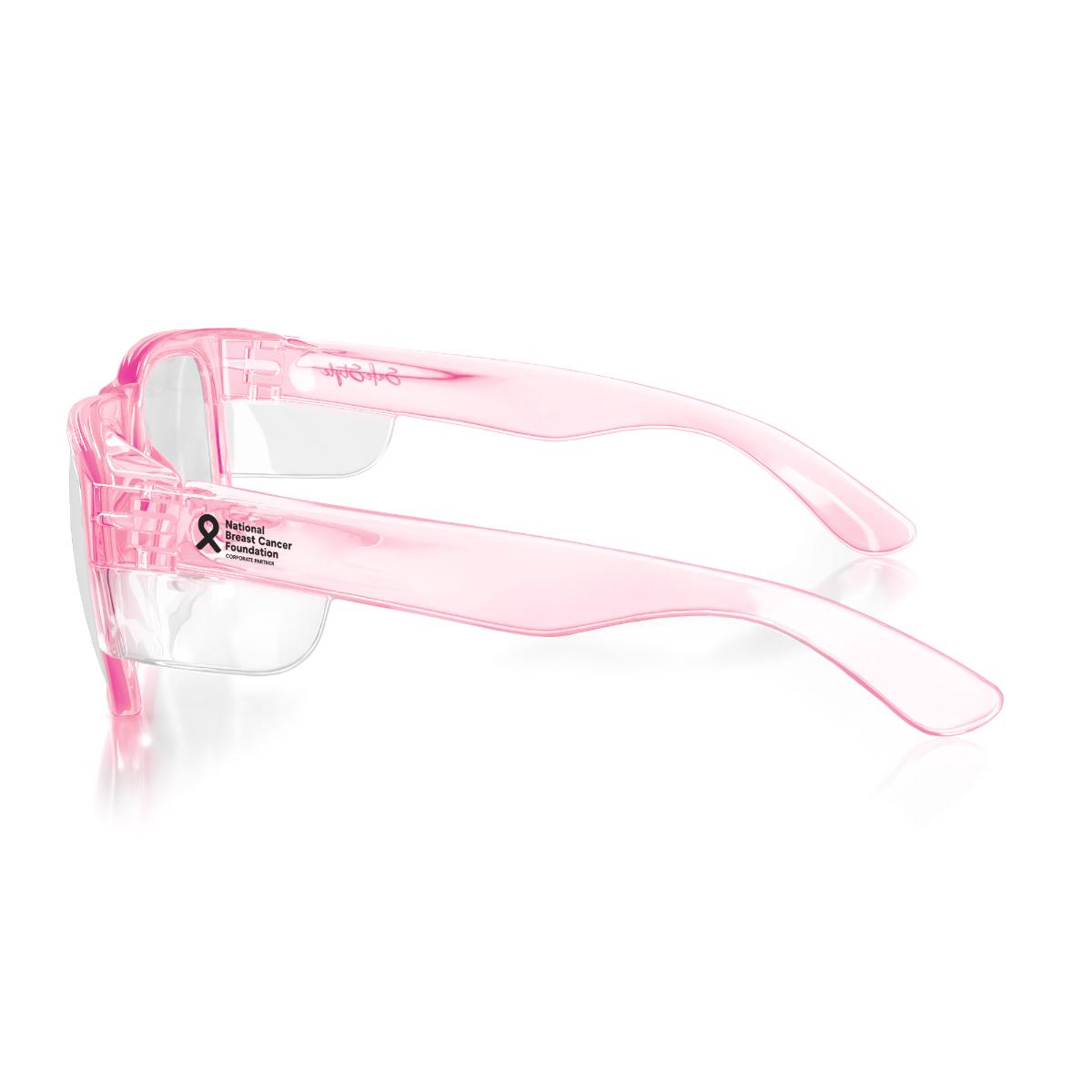 FUSIONS SAFE GLASSES PNK FRAME CLR LENS