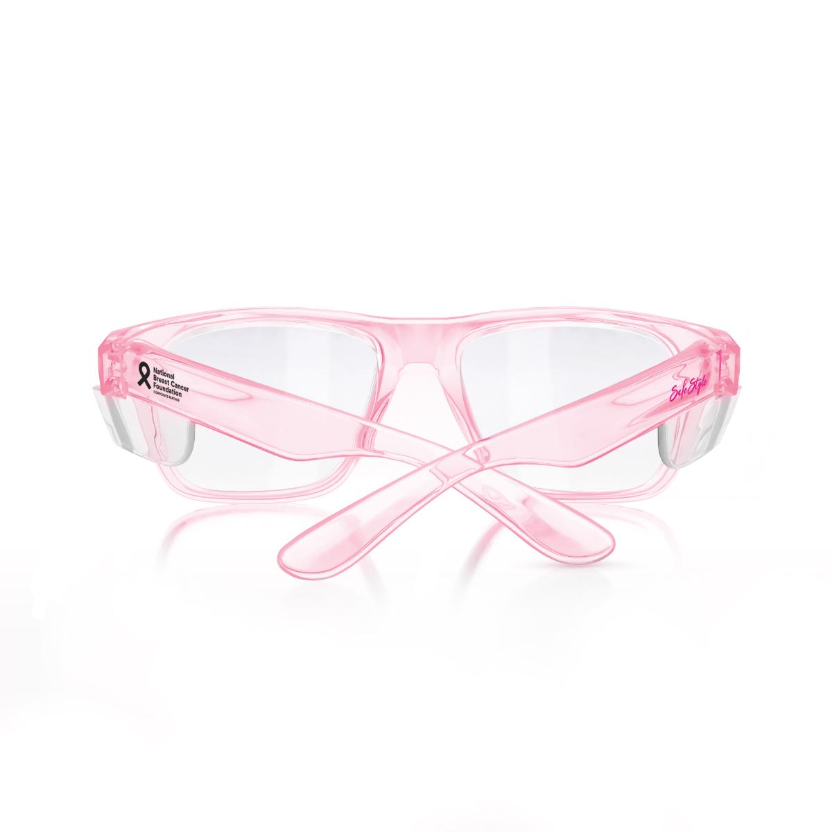 FUSIONS SAFE GLASSES PNK FRAME CLR LENS