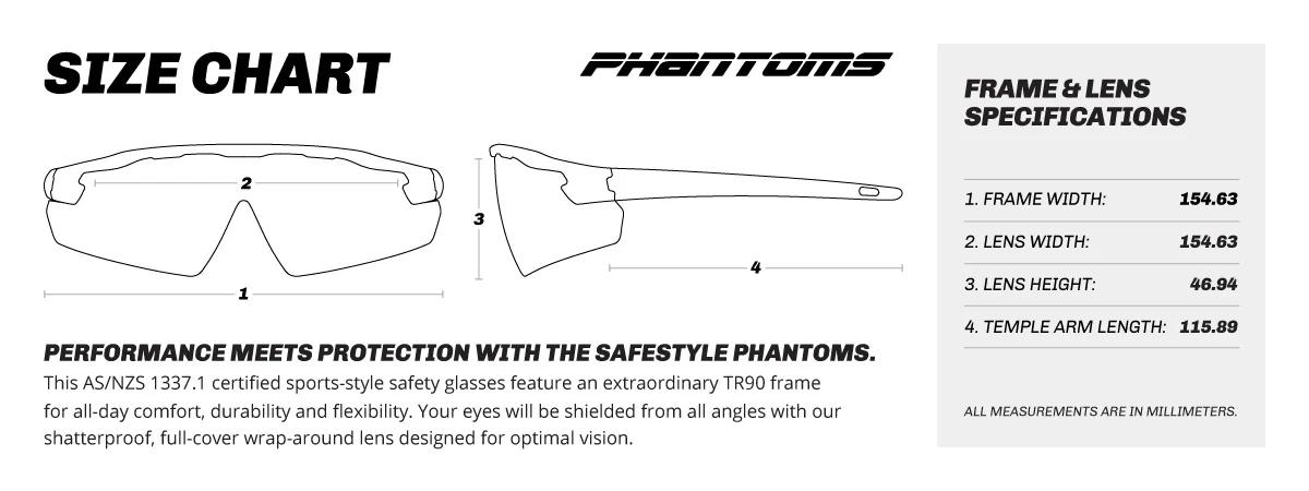 PHANTOMS MATTE BLACK FRAME/ POLARISED LE