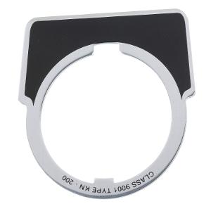 ALUM LEGEND PLATE 30mm BLANK BLK 40X43mm ALUM LEGEND PLATE 30mm BLANK BLK 40X43mm