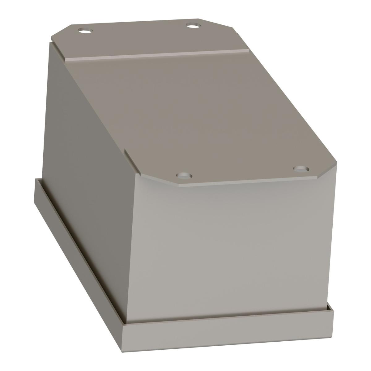 2HOLE EMPTY ENCLOSURE 30mm S/STEEL