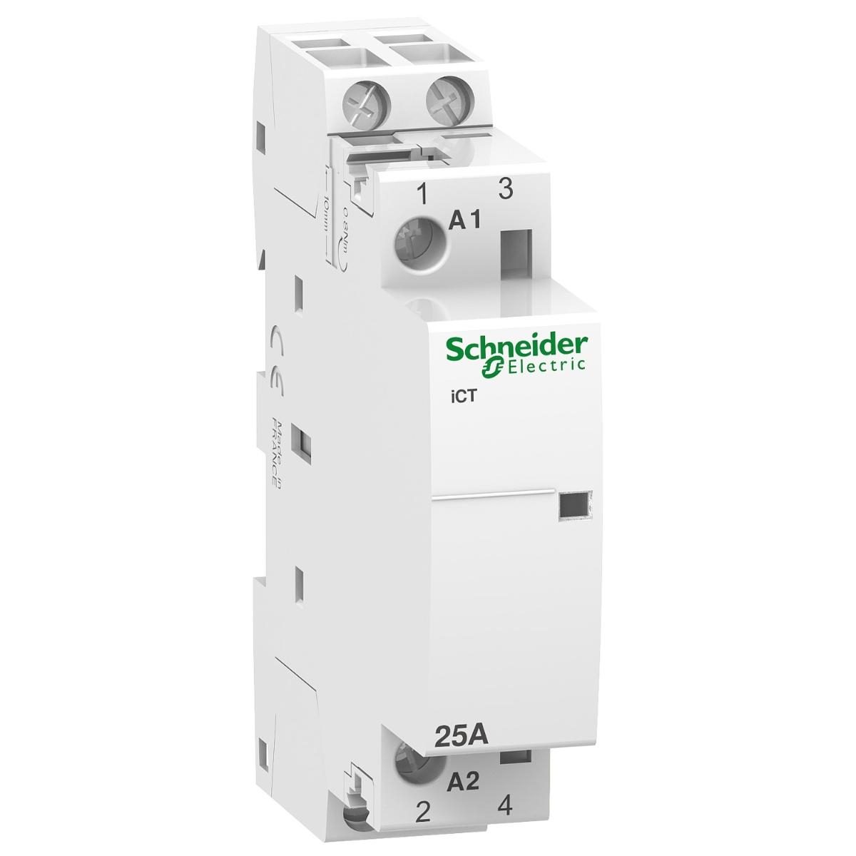DIN CONTACTOR 2N/O CONTACTS 24VAC 25A