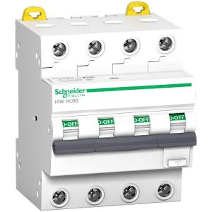 A9 IC60 RCBO 4P C CRV 25A 30MA TYPE A-SI A9 IC60 RCBO 4P C CRV 25A 30MA TYPE A-SI
