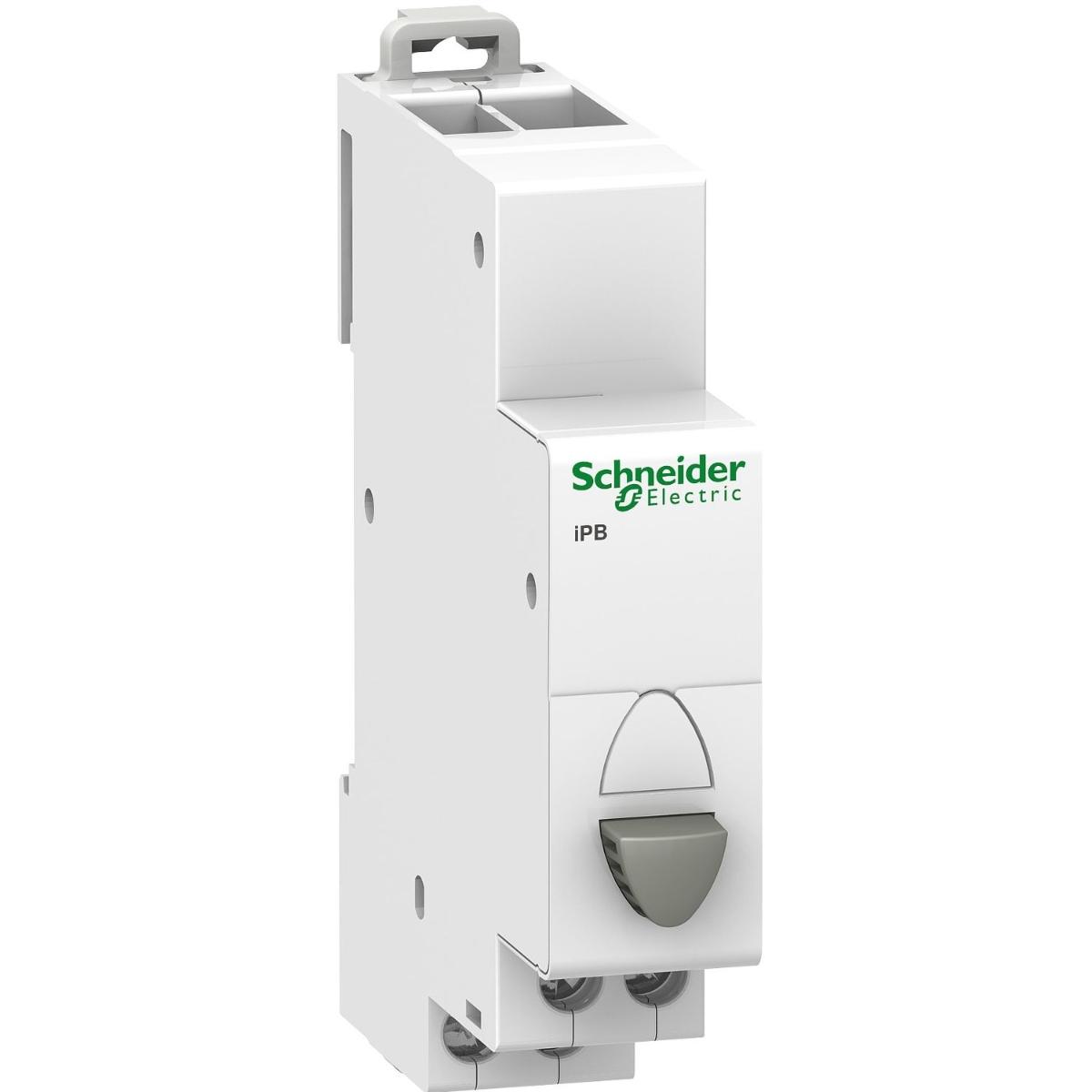 SINGLE PUSH BUTTON 1N/O 1N/C GREY