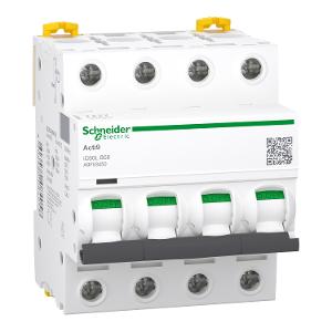 MCB ACTI9 IC60L 4P 50A B CURVE  4MOD MCB ACTI9 IC60L 4P 50A B CURVE  4MOD