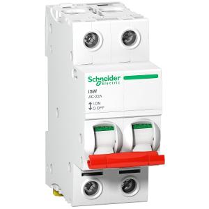 MAIN SWITCH 100A 2P RED TOGGLE 2MODULE MAIN SWITCH 100A 2P RED TOGGLE 2MODULE