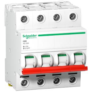 MAIN SWITCH 63A 4P RED TOGGLE 4MODULE MAIN SWITCH 63A 4P RED TOGGLE 4MODULE
