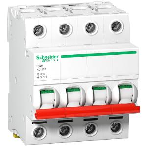 MAIN SWITCH 100A 4P RED TOGGLE 4MODULE MAIN SWITCH 100A 4P RED TOGGLE 4MODULE