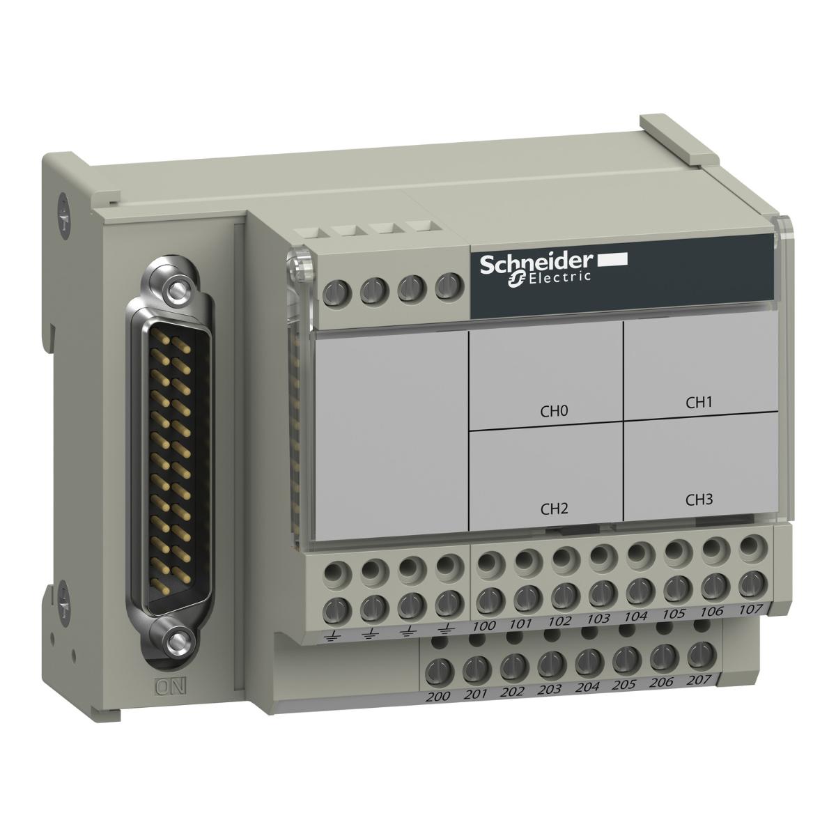WIRING BLOCK FOR 4 TC INPUTS