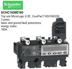 TRIP UNIT MICR 6.2E NSX160-250 3P 160A TRIP UNIT MICR 6.2E NSX160-250 3P 160A