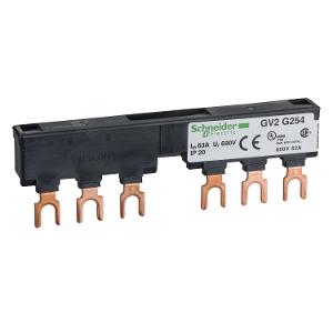 COMB BUSBAR 2 TAPOFFS 54mm PITCH 63A COMB BUSBAR 2 TAPOFFS 54mm PITCH 63A