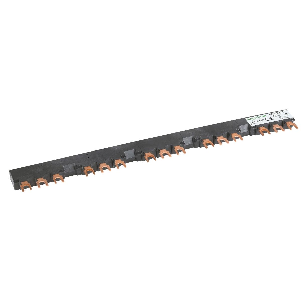 COMB BUSBAR 5 TAPOFFS 54mm PITCH 63A