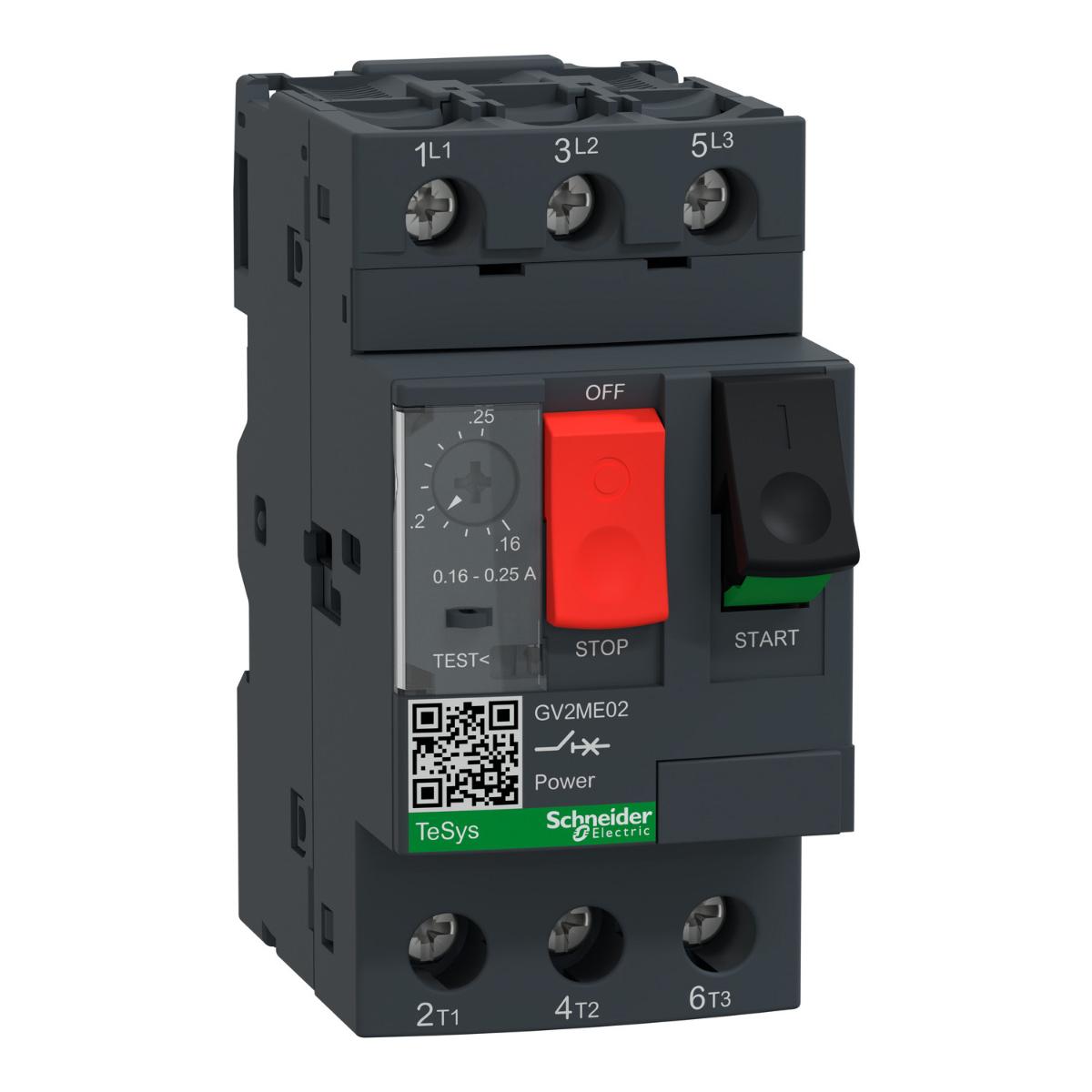 MOTOR CIRCUIT BREAKER TH-MAG 0.16-0.25A