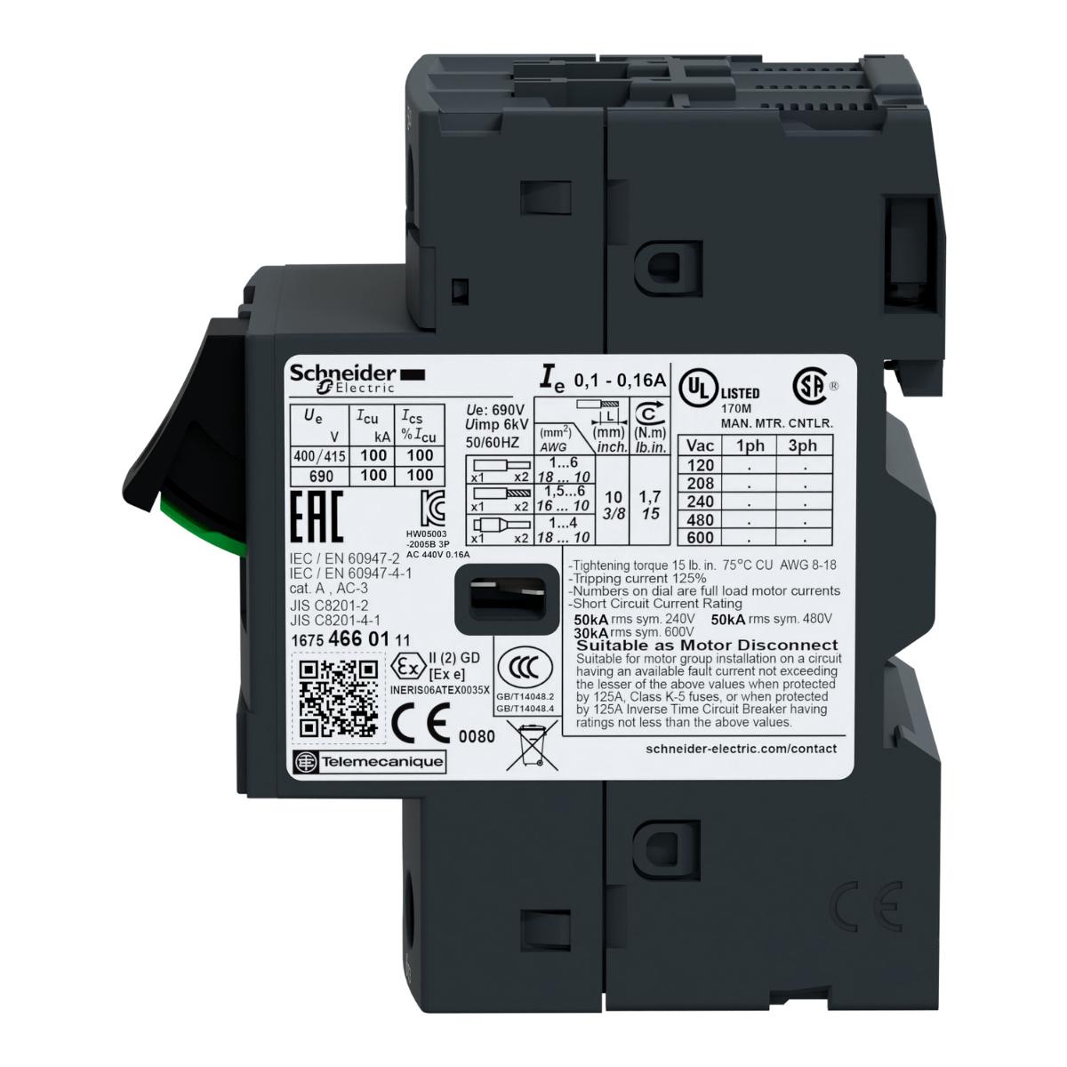 MOTOR CIRCUIT BREAKER TH-MAG 20.0-25.0A