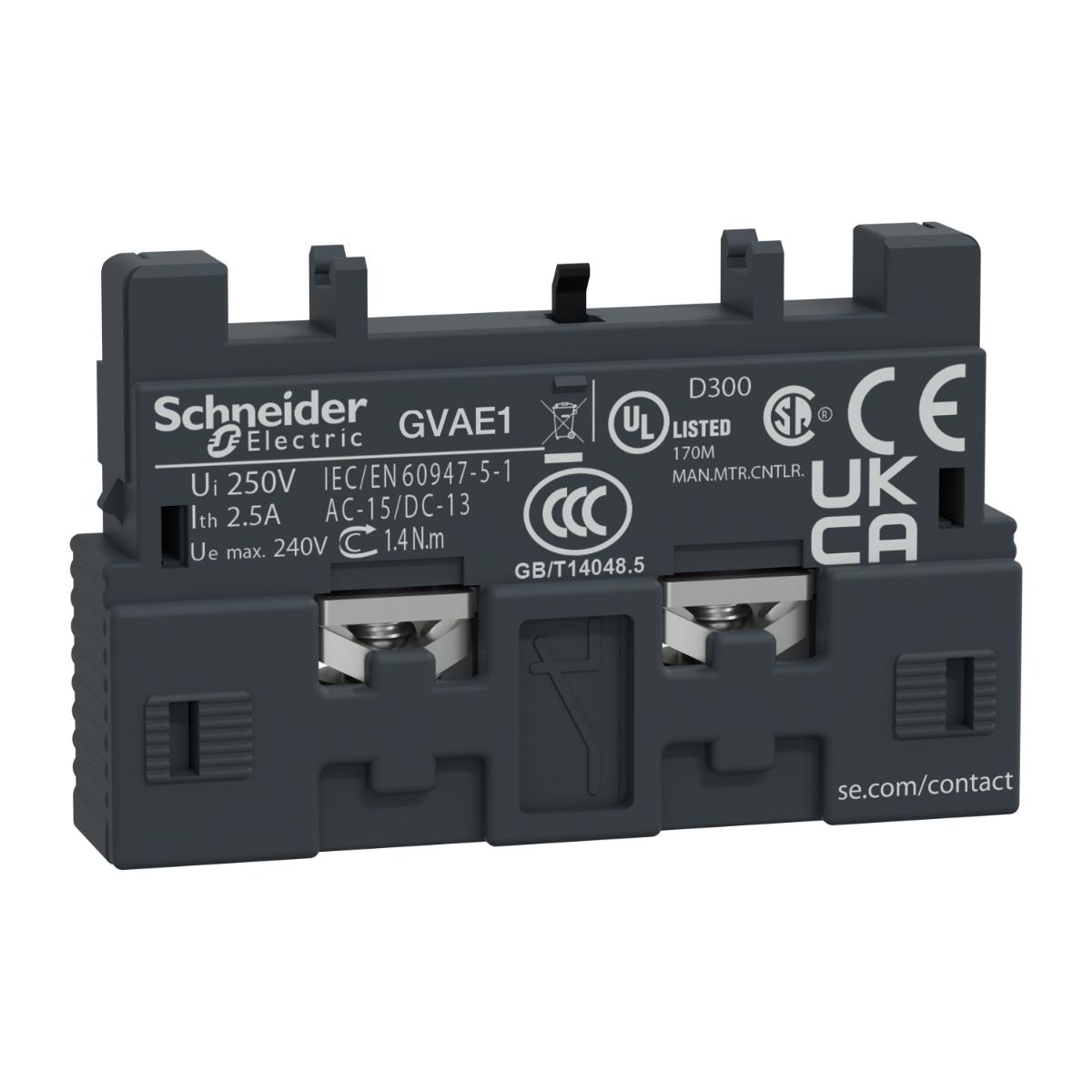 AUXILIARY CONTACT 1N/O OR 1N/C FRONT MT