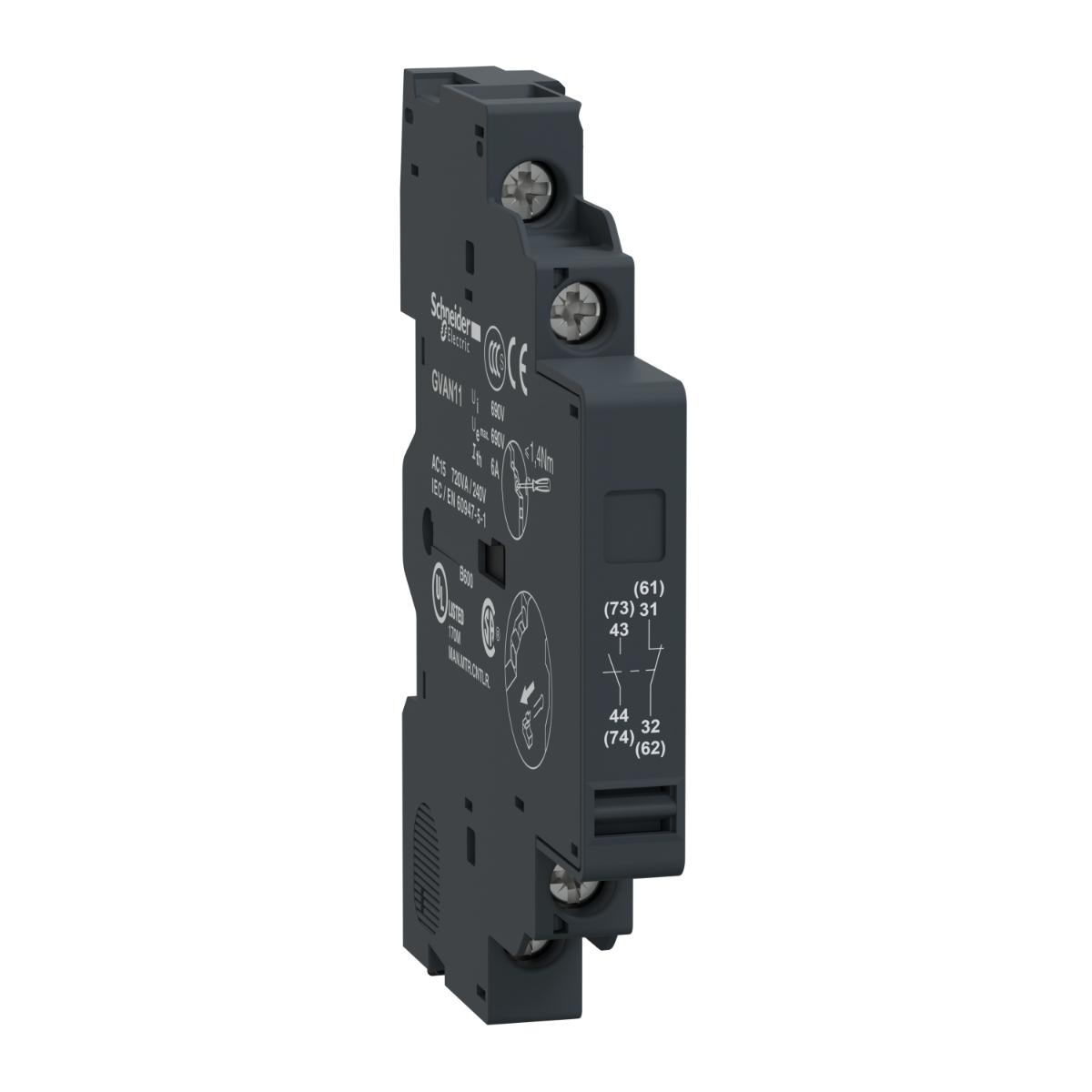AUXILIARY CONTACT 1N/O 1N/C LEFT SIDE MT