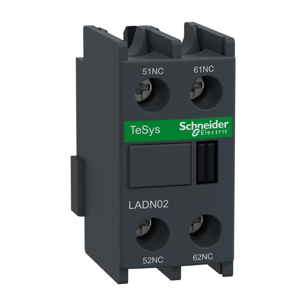 AUX CONTACT BLOCK FRONT MNT 2N/C CONT