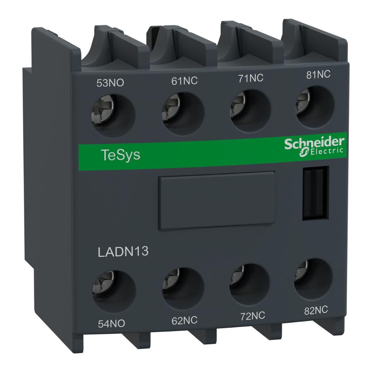AUX CONTACT BLOCK FRONT MNT 1NO/3NC CONT