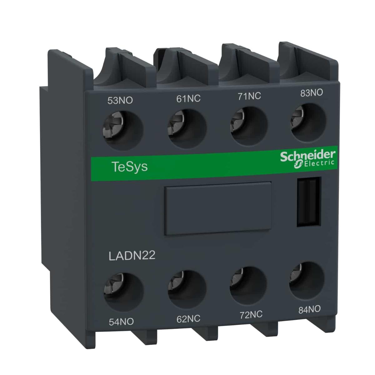 AUX CONTACT BLOCK FRONT MNT 2NO/2NC CONT