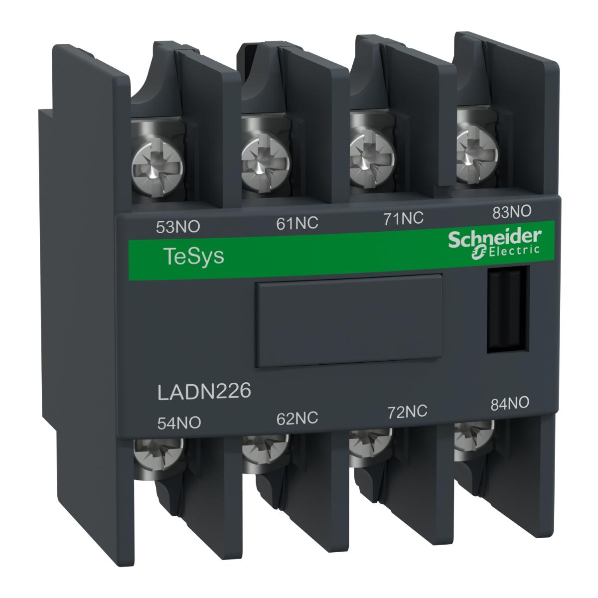 AUX CONTACT BLOCK FRONT MNT 2NO/2NC CONT