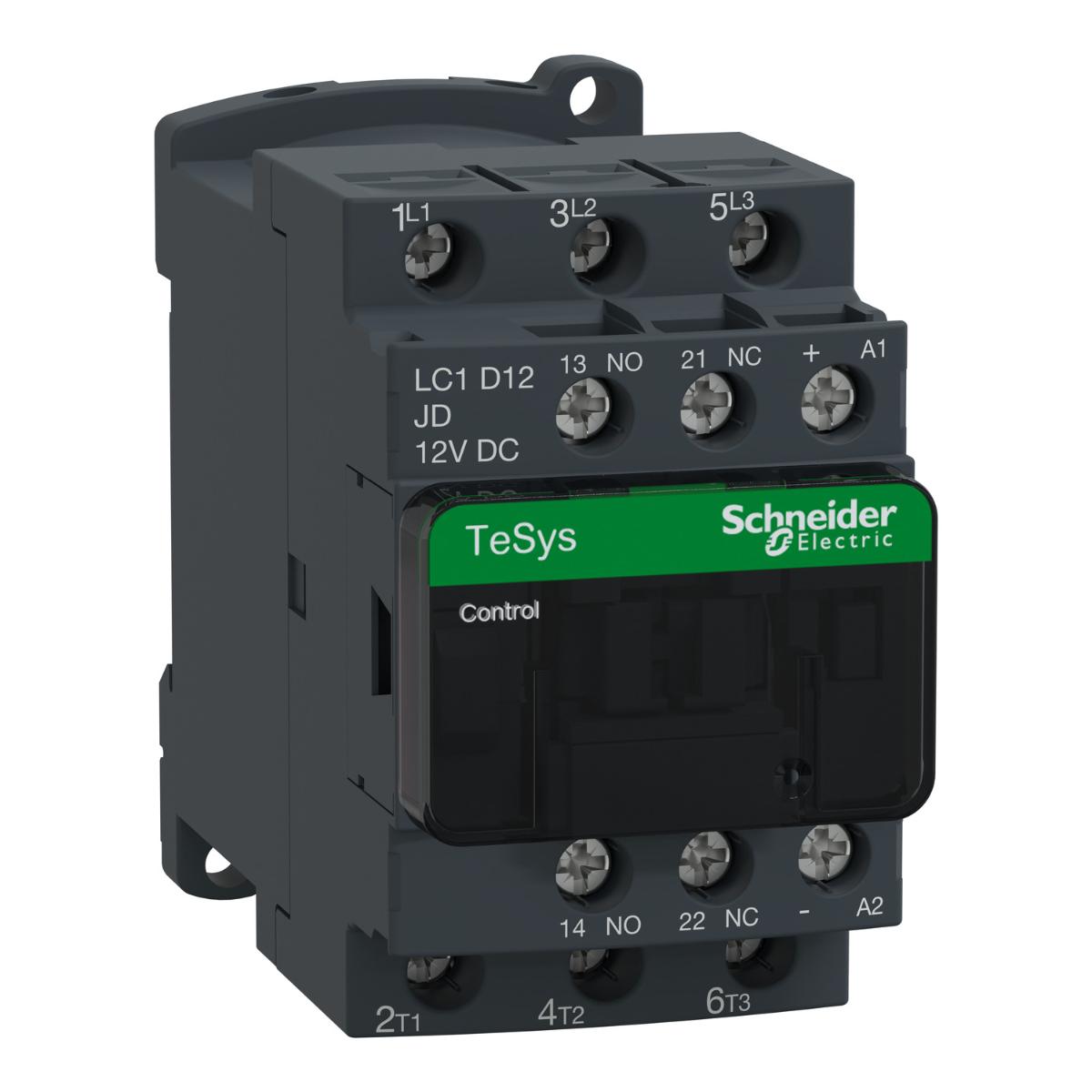 CONTACTOR 3P 12A AC3 5.5KW 12VDC COIL