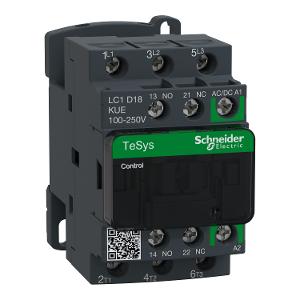 CONTACTOR 3P 18A AC3 7.5KW 100-250VACDC CONTACTOR 3P 18A AC3 7.5KW 100-250VACDC