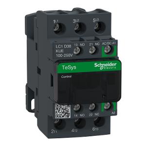 CONTACTOR 3P 38A AC3 18.5KW 100-250VACDC CONTACTOR 3P 38A AC3 18.5KW 100-250VACDC