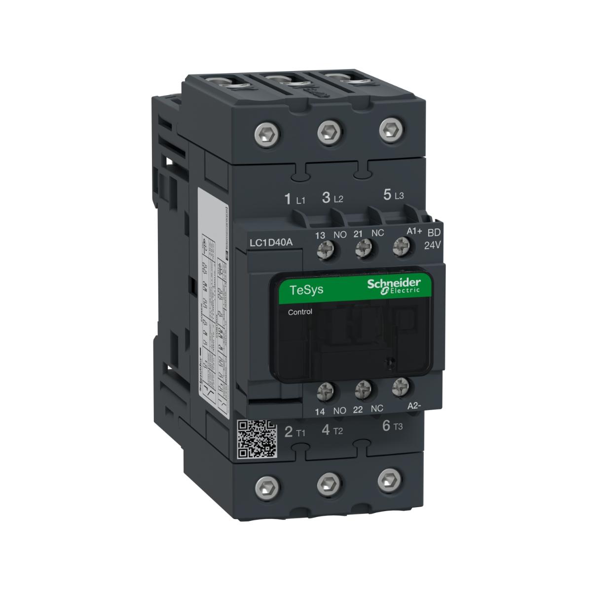 EVERLINK CONT 3P 40A AC3 18.5KW 24VDC