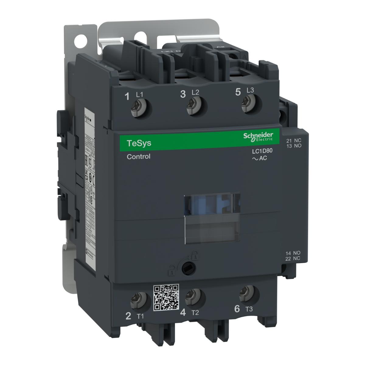 CONTACTOR 3P 80A AC3 37KW 48VAC COIL