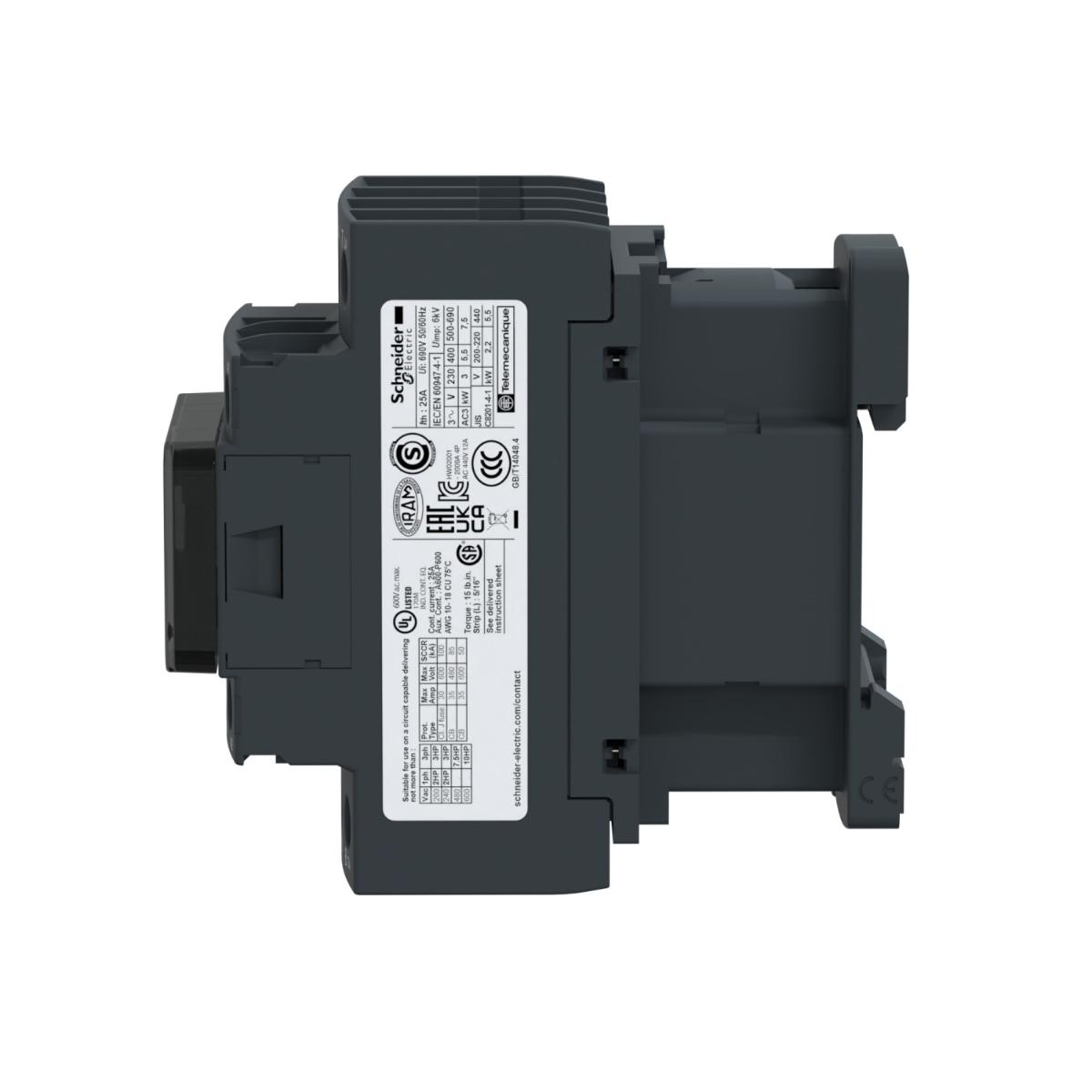 CONTACTOR 4P 25A AC1 24VAC COIL