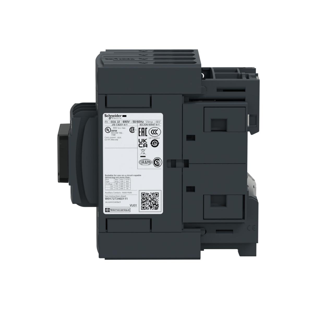 EVERLINK CONT 4P 60A AC1 48VAC COIL