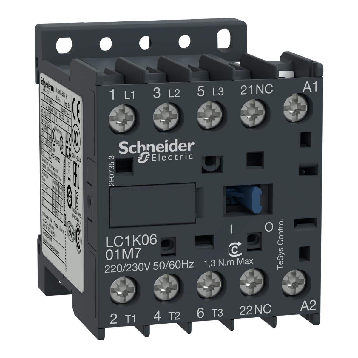 CONTACTOR 3P 9A AC3 4KW 240VAC COIL