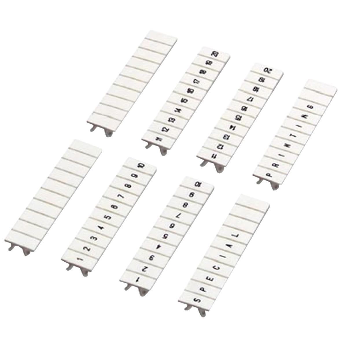CLIP IN MARKING STRIP 5MM 100 CHARACTERS