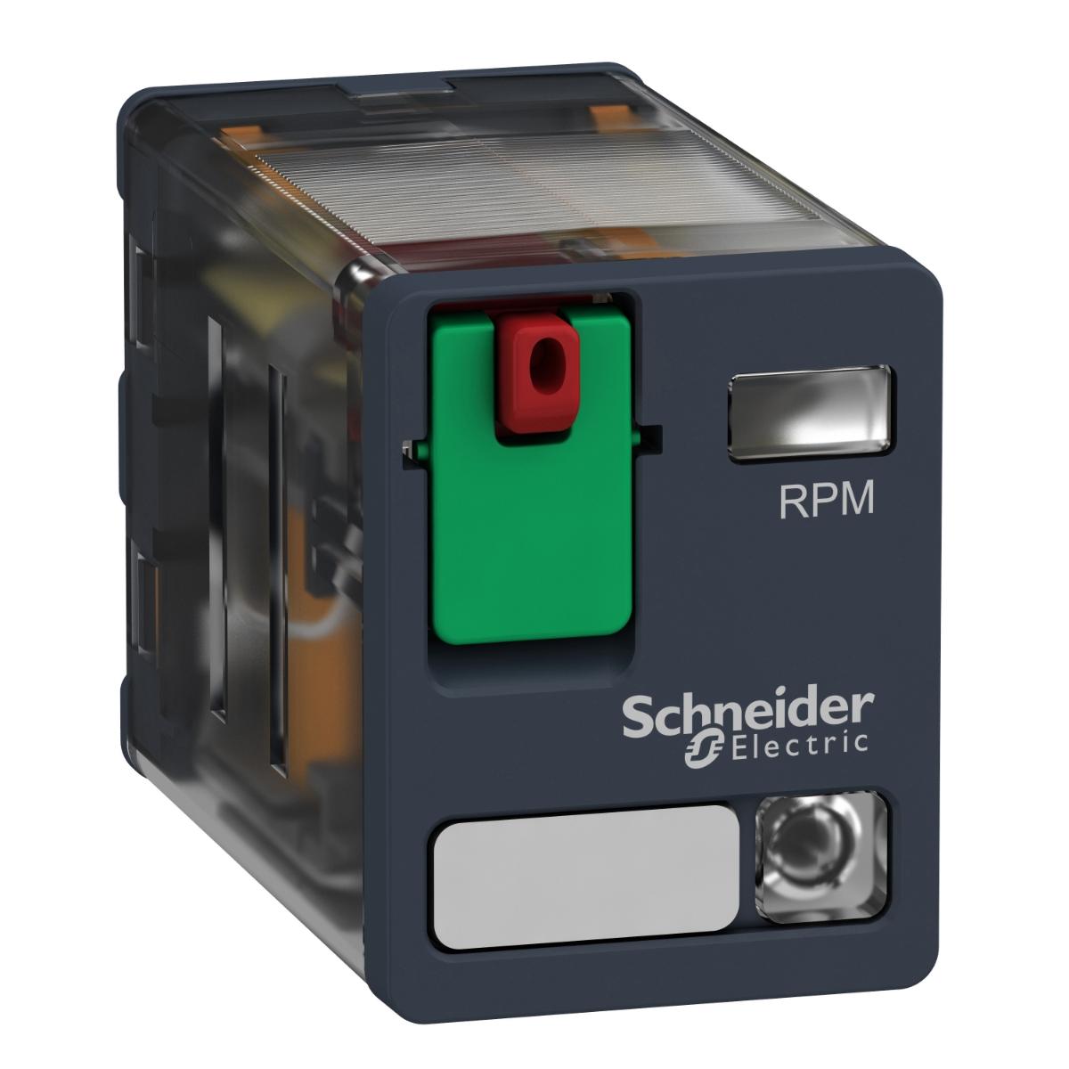 POWER RELAY PLUG IN 2C/O 15A 240VAC +LED