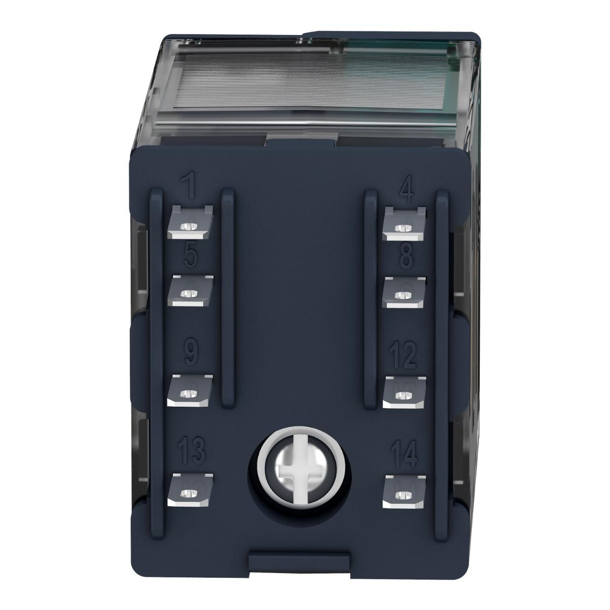 MINI PLUG IN RELAY 2C/O 12A 24VDC + LED