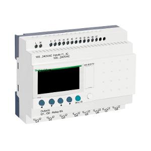 SR 20 I/O REL 100-240VAC DISPL & CLK SR 20 I/O REL 100-240VAC DISPL & CLK