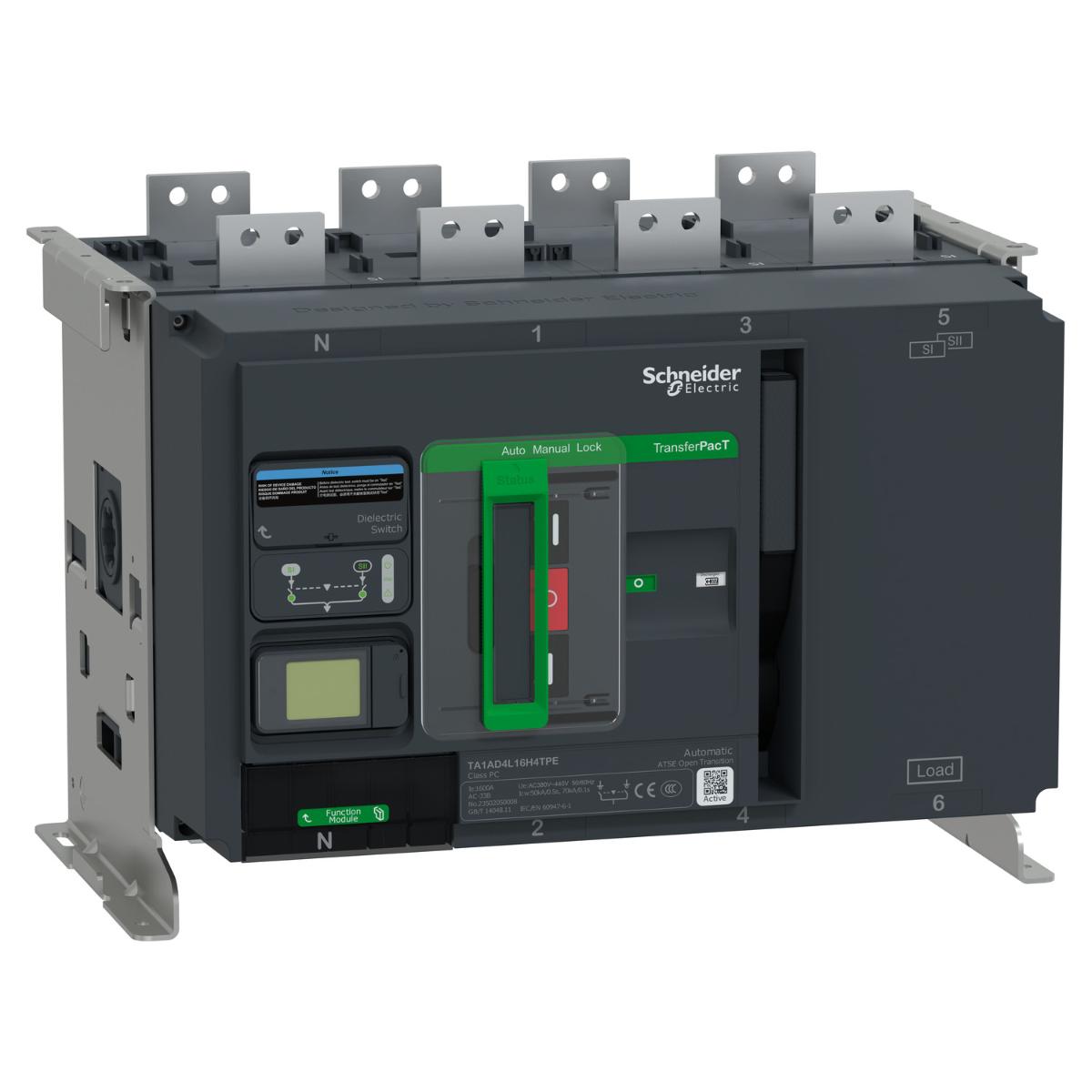 AUTO TRANSFER SW 1600A 400V 4P LCD TA1A