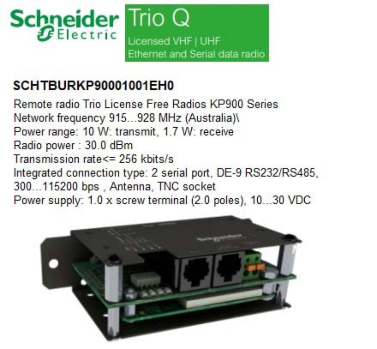 KP900 SERIAL RADIO 915MHZ ACMA AES CSA