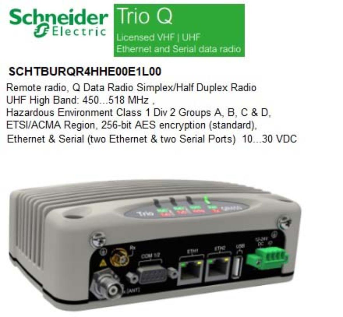 REMOTE DATA RADIO H/DUPL QR450 3.125KHZ