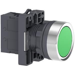 22MM PUSH BUTTON FLUSH GREEN 1NO S/R 22MM PUSH BUTTON FLUSH GREEN 1NO S/R