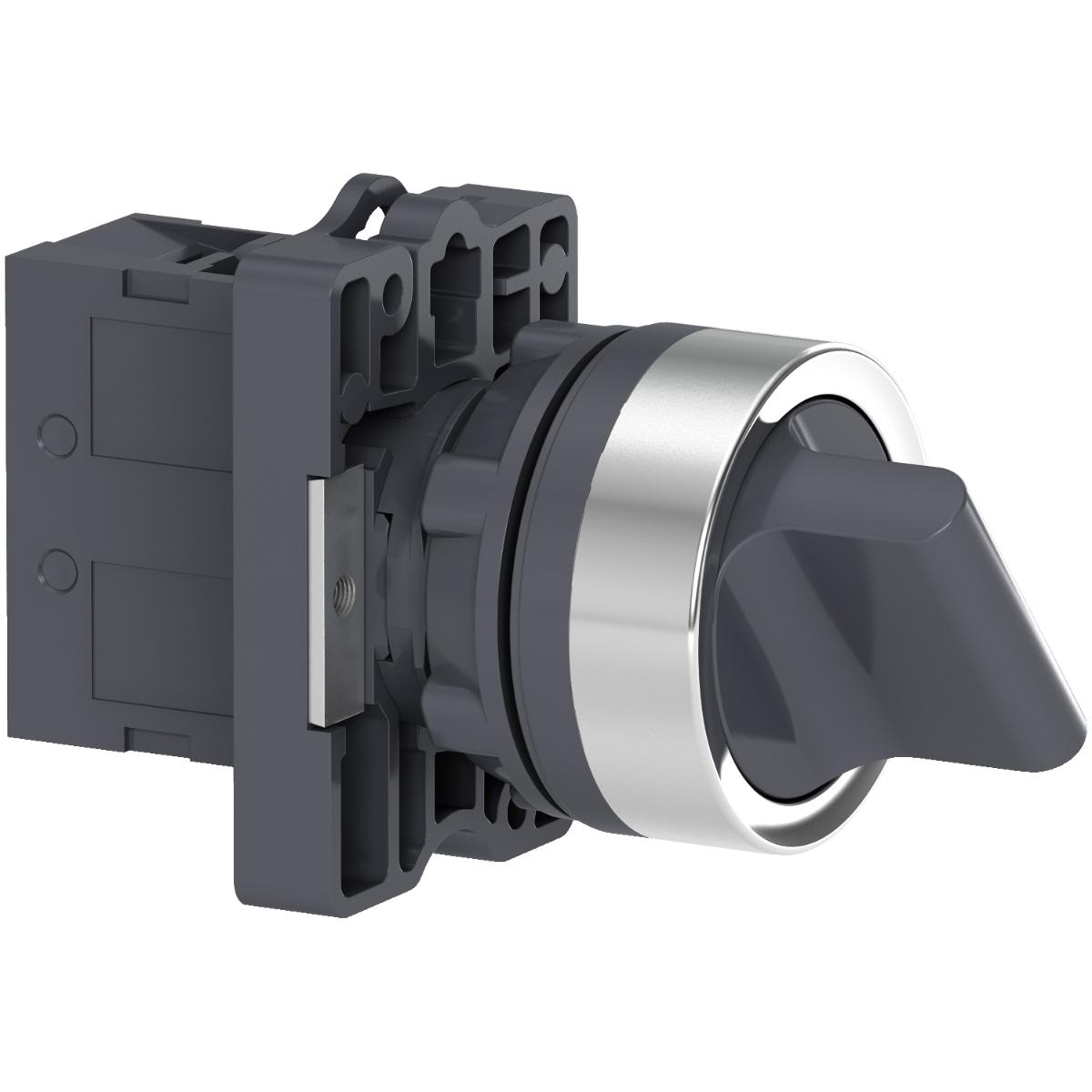 22MM ROT SELECT SWITCH 2 POS 1NO STAY