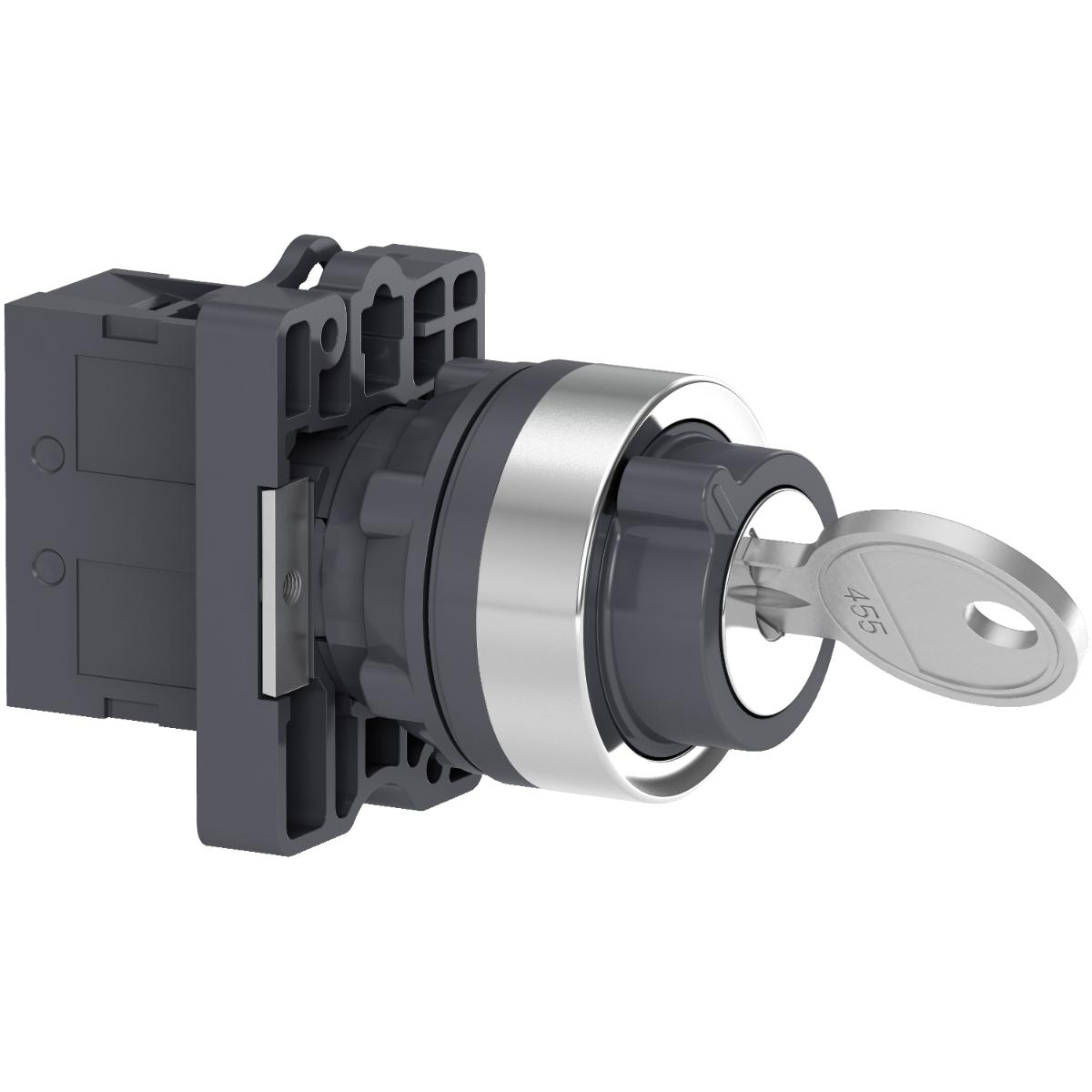 22MM KEY OPER SELECT SW 2POS 1NO STAY