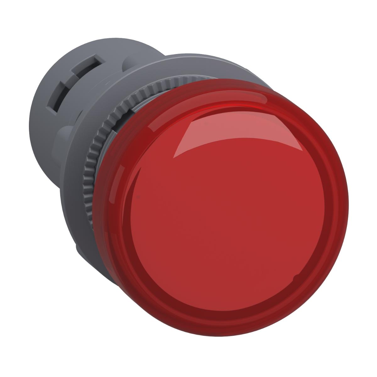 22MM LED PILOT LIGHT 24VACDC RED