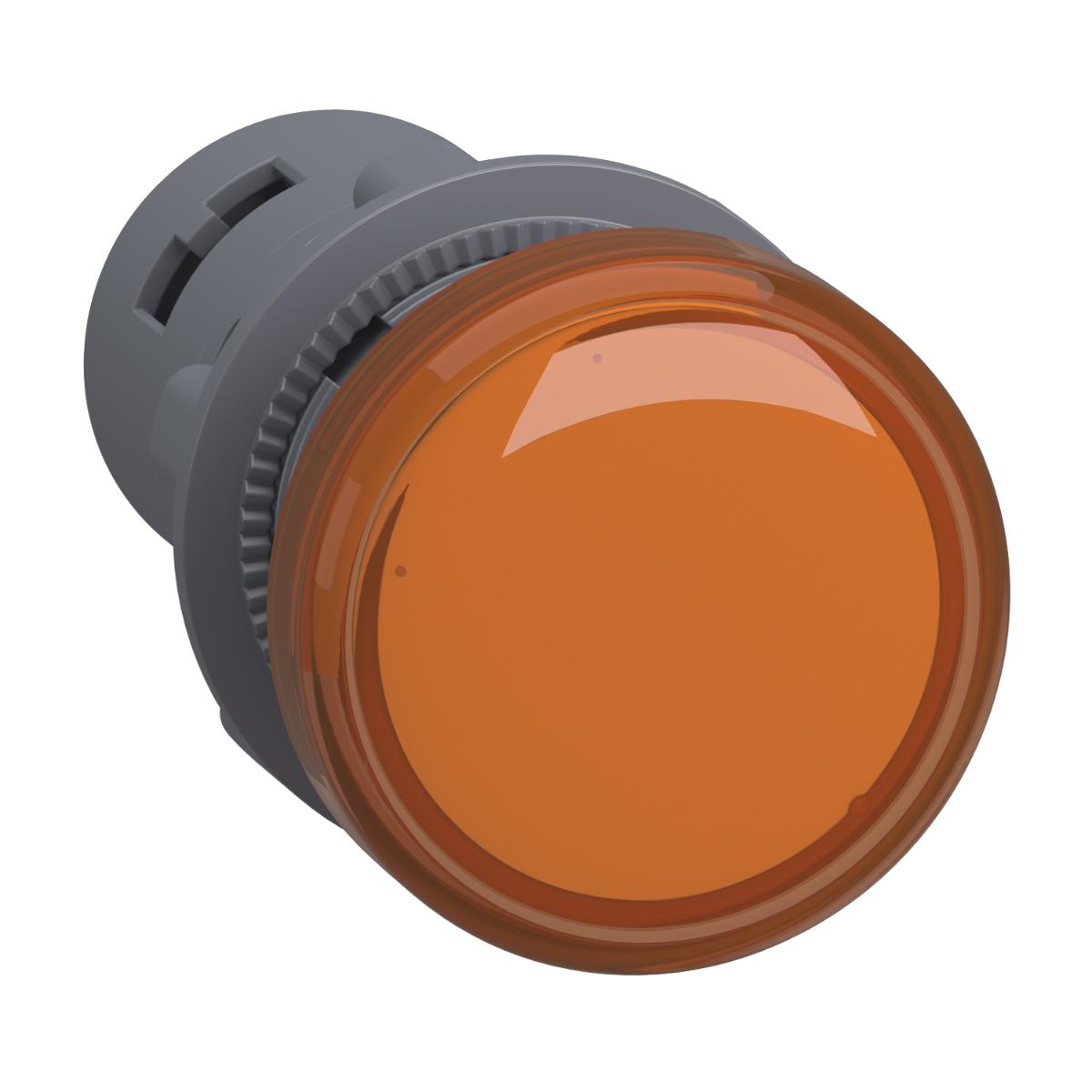 22MM LED PILOT LIGHT 24VACDC AMBER
