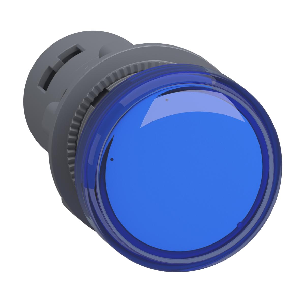 22MM LED PILOT LIGHT 24VACDC BLUE