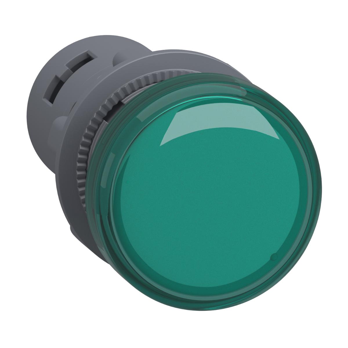 22MM LED PILOT LIGHT 230VAC GREEN