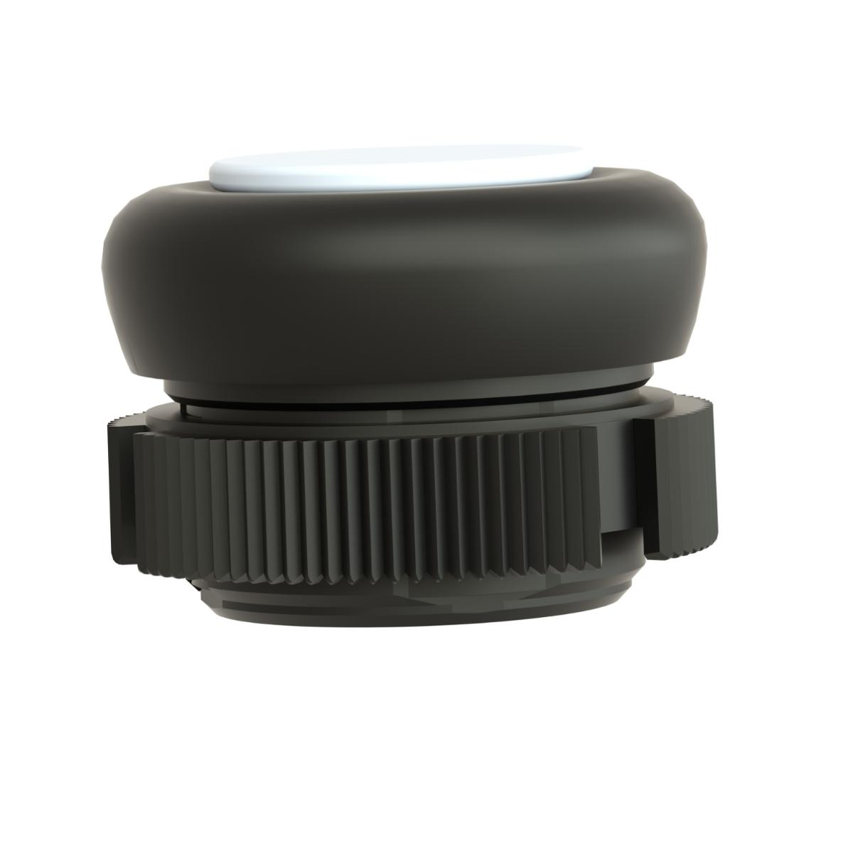 PUSHBUTTON HEAD BOOTED SPRING RET WHITE | Pushbutton & Accessories ...