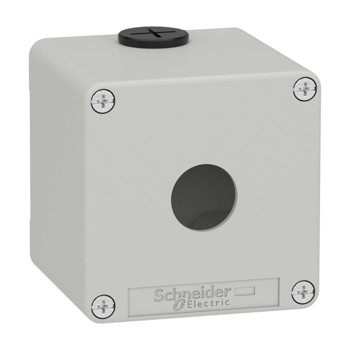 EMPTY GREY 1 HOLE CONTROL BOX