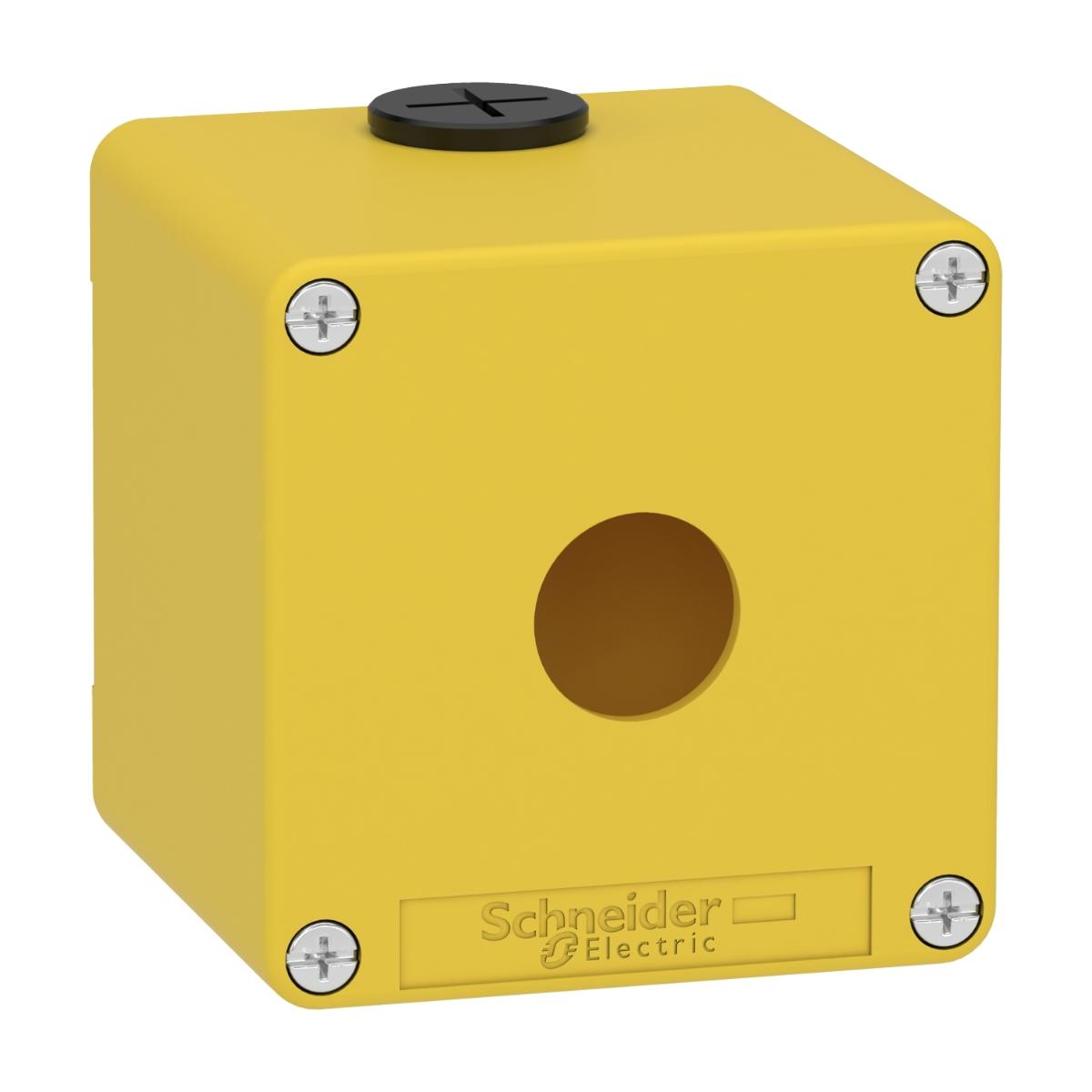 EMPTY YELLOW 1 HOLE CONTROL BOX