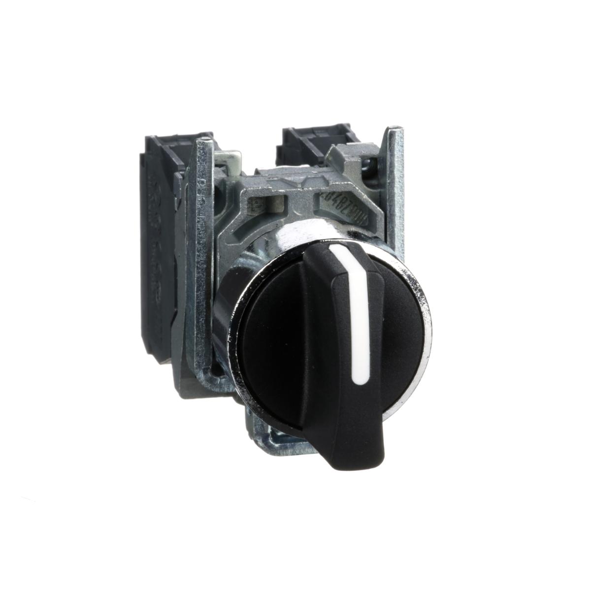 METAL SELECTOR SW 3POS STAYPUT 2N/O 22mm